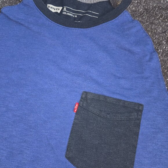 Levis Men SHIRT with 3/4 Sleeves * X-LARGE - Picture 2 of 3